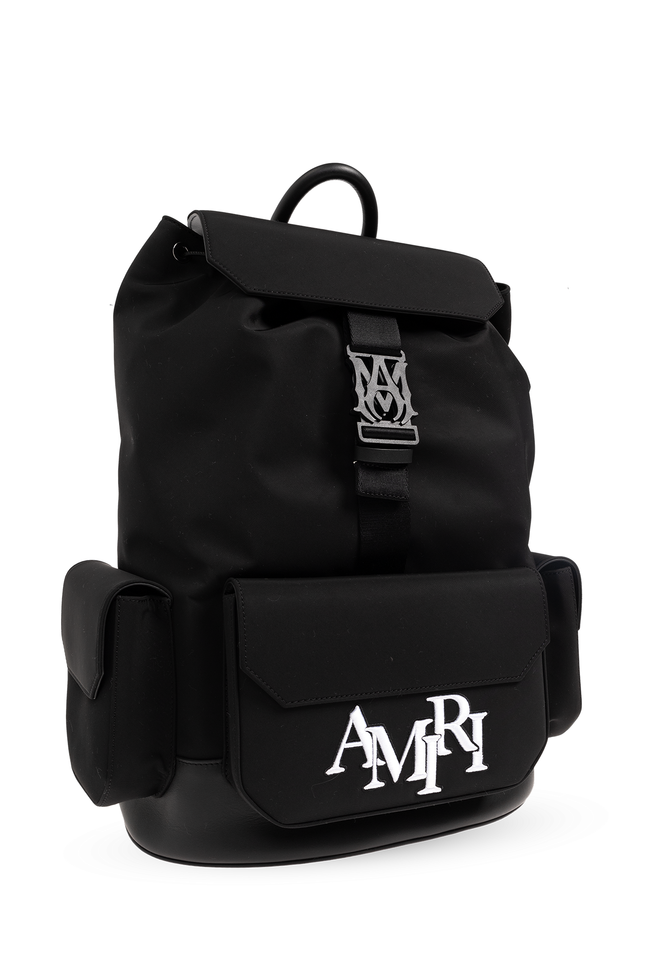 【AMIRI】希少 バックパック Womens travel bags - Black Backpack with logo Amiri